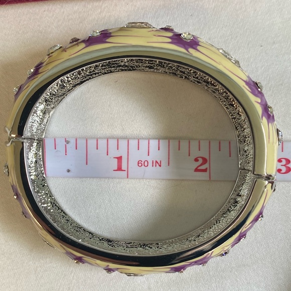 JACQUELINE KENNEDY CAMROSE & KROSS Purple with Swarovski Bracelet - Picture 16 of 17